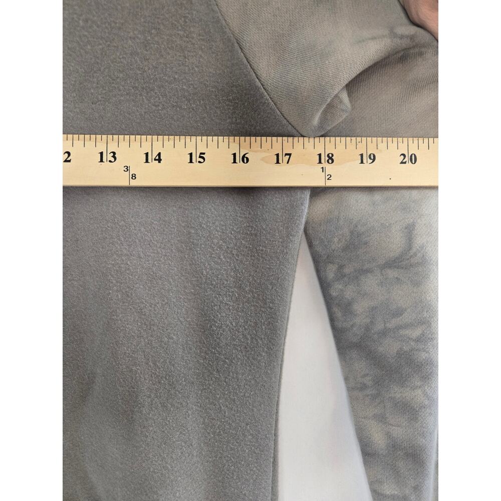 Ampersand Avenue Gray Tie Dye Double Hood Single Zip Hoodie Sweatshirt XS NWT - Picture 4 of 7